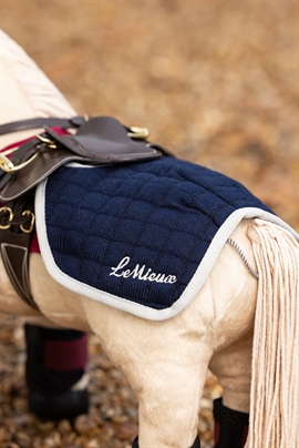 Mini Toy Pony Lændedækken - Navy - LeMieux